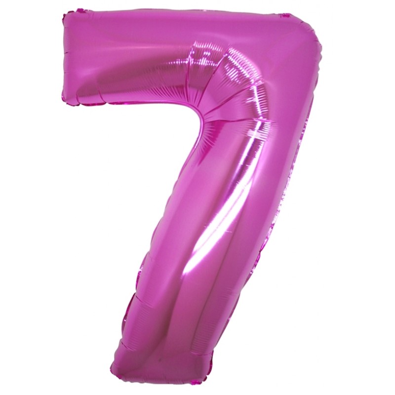 26" Numero 7 Grandi Fucsia